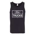 thumbnail image 2 of Wild Bobby, Ford Trucks White Sign, Cars and Trucks, Men Graphic Tank Top, Black, Small, 2 of 4