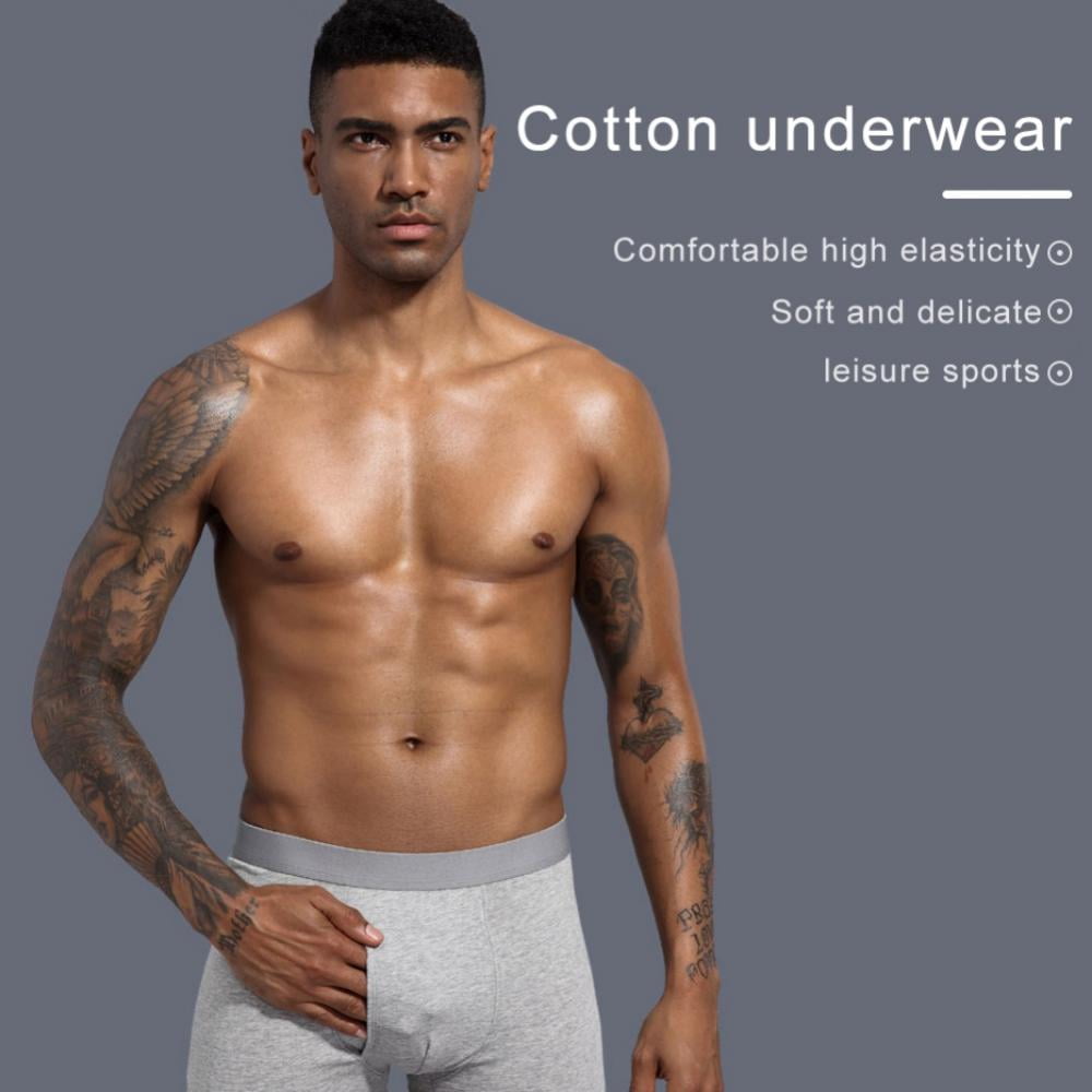 Men's Underwear Boxer Briefs, Cool Dri Moisture-Wicking Underwear, Cotton  No-Ride-Up for Men, Multi-packs Available 