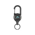 thumbnail image 1 of Heavy Duty Retractable Pull Badges Id Reel Carabiner Holder Wire Steel Rope Key Key Y7j8, 1 of 7