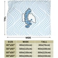 thumbnail image 3 of Indiana- State Sycamores Fleece Blanket, Very Soft Microfiber Flannel Blanket for Couch Warm and Cozy for All Seasons, 3 of 6