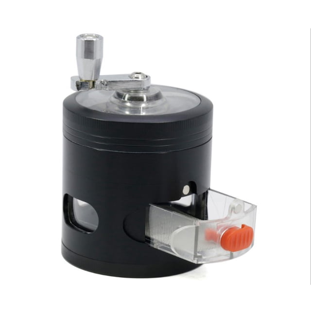 Kmbangi Hand Grinder with Drawer 4 Layers Detachable Zinc Alloy Tool