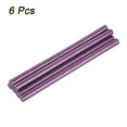 thumbnail image 3 of Uxcell Mini Hot Glue Sticks for Glue Gun 0.43-inch x 8-inch Glitter Purple 6pcs, 3 of 6