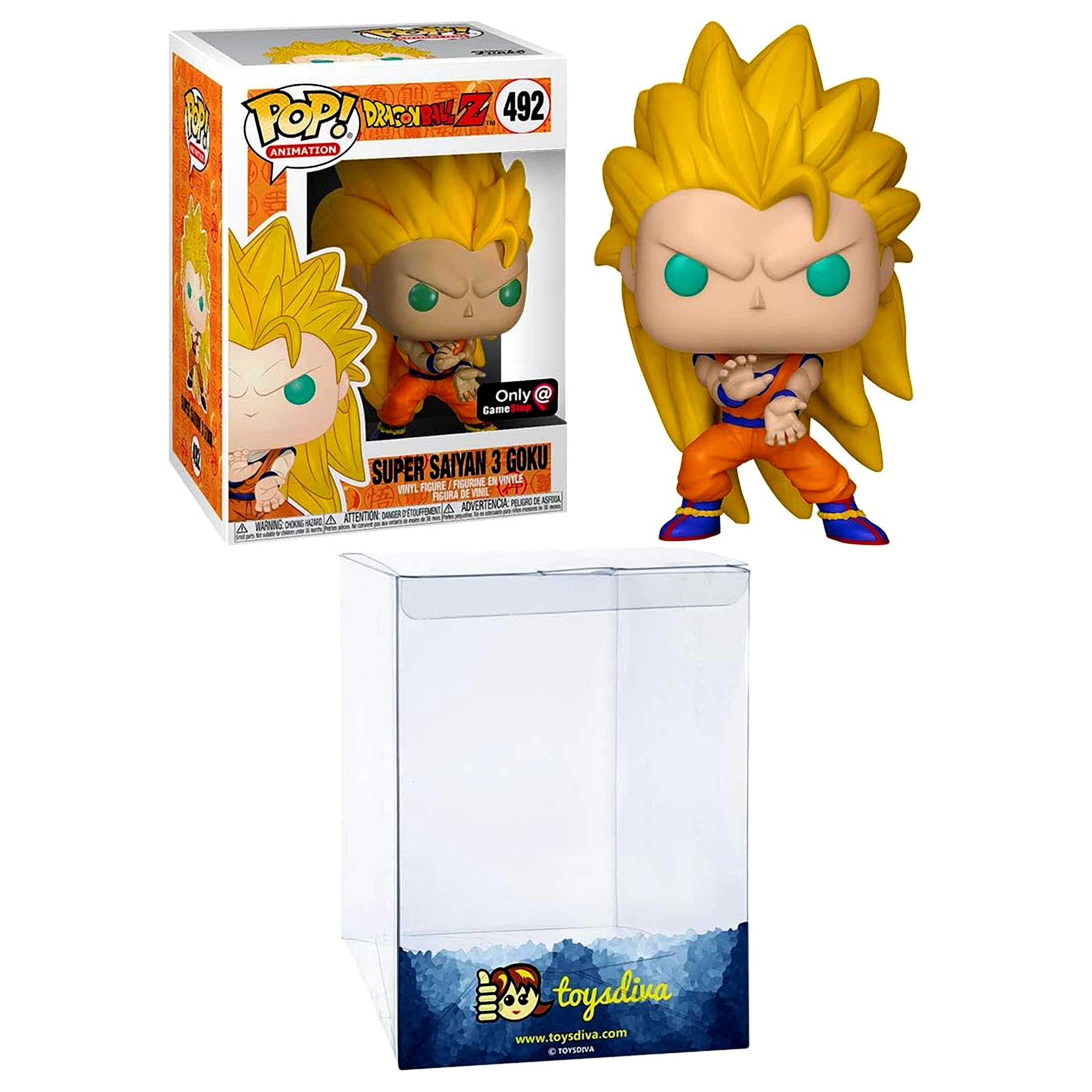 Funko Pop Animation Dragon Ball Z - Super Saiyan 3 Goku Pop! Vinyl Figure #492