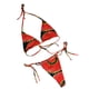 thumbnail image 2 of Gibobby Trajes de Natación para Mujer Traje de baño Ropa de playa Traje de baño Sólido Bikini de dos piezas Mujeres Vendaje Natación Trajes de baño Conju(Rojo,XL), 2 of 5