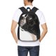 thumbnail image 4 of Balery Black And White Boston Terrier Mochila para hombre y mujer - Tela Oxford 600D resistente - Gran capacidad, resistente al agua, ideal para la escuela, viajes y senderismo, 4 of 6