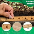 thumbnail image 4 of Xihbxyly La Mejor Oferta Regla de Madera para Plantas de 31 Pulgadas, Regla Plegable para Plantar Semillas En Agujeros, Regla para Trasplantar Plantas, Espaciador de Semillas para Jardín, Herramienta, 4 of 5