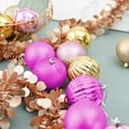 thumbnail image 3 of 34 piezas de adornos de bolas de Navidad irrompibles de 4 cm para decoración de fiesta de cumpleaños de boda de árbol de Navidad, 3 of 5