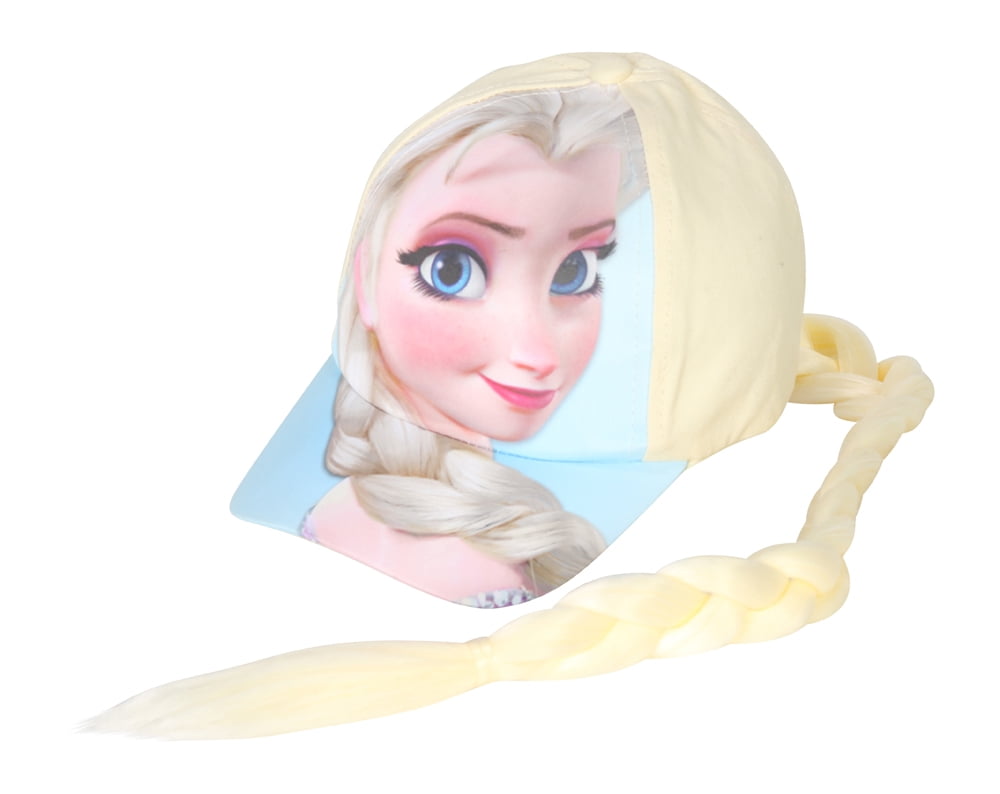 Disney Frozen Elsa Hat with Braided Blonde Hair Disney Frozen Elsa Hat with Braided Blonde Hair