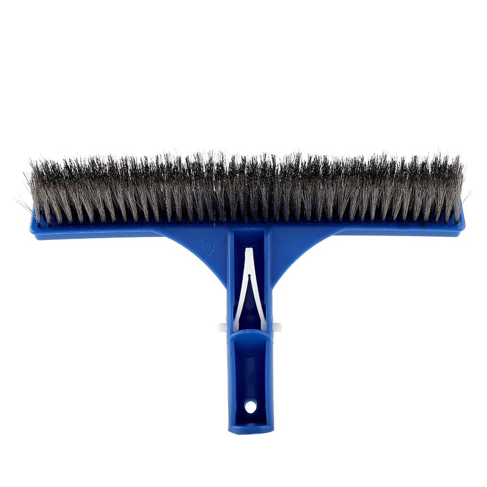 Camidy 10in Swimming Pool Ground Steel Brush Bottom Walls Cleaning Supplies for Pond Spa Hot Spring Camidy 10in Swimming Pool Ground Steel Brush Bottom Walls Cleaning Supplies for Pond Spa Hot Spring