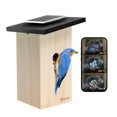 thumbnail image 1 of Birdfy Ebony Solar Powered Smart Bird House with Camera and AI Identification, 1 of 9