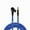 Blue, variant on Coluber Cable Right Angle XLR Female to 3.5 TRS Male Pro Microphone Connector