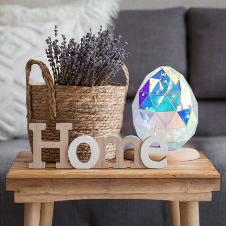 Seasonal LLC Prismatic Iridescent Spring Easter Egg 8in