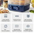 160W Meat Dehydrator with 5 Drying Racks for Food Machine for