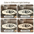 thumbnail image 7 of ODIKA 6'x9' Washable Area Rug Easy Care, Non-Shedding, Snake Gothic Moody Occult Nouveau Scrolls Coiled Serpent Border for Queen Size Bedroom Under Bed Master Suite, 7 of 7