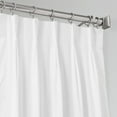 thumbnail image 2 of Kotton Culture Triple Pinch Pleat 100% Blackout Curtain 100% Blackout Thermal Insulated Room Darkening Spill Proof Machine Washable Window Treatment Panels (1 Panels, 52x95, White), 2 of 8