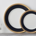 thumbnail image 5 of Noritake Odessa Cobalt Gold Set of 4 Dinner Plates, 5 of 7
