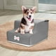 thumbnail image 3 of Escaleras transpirables para mascotas con cubierta lavable de malla para perros y gatos gris, 3 of 6