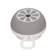 thumbnail image 3 of Cepillo de baño para mascotas, masaje de cerdas suaves, exfoliante de silicona, cepillo de ducha para el cuidado de perros y gatos con dispensador de champú, cepillo fino gris, 3 of 5