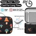 thumbnail image 4 of Portable Lunch Pouch Lunch Bags for Women Men, Mushroom Strap Lunch Bag Adults Leak Proof Small Lunch Tote Bags for Beach Outings Family Outings, 4 of 6
