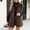Brown, variant on Stichou Womens Oversized Faux Fur Vests Sleeveless Open Front Cardigan Fuzzy Jacket Coat Outerwear 2025 Fall Winter Wine M