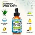 thumbnail image 3 of Collagen Facial Serum, Collagen Serum for Face, Containing Collagen, Hyaluronic Acid And Vitamin C+E, Smoothes, Uniform Skin Tone, Moisturizing Serum, for All Skin Types 30Ml/1Oz, 3 of 4