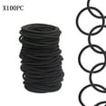 thumbnail image 5 of Hair Rope 100 No Metal Hair Elastics Ponytail Holders Bands for Thick Curly Hair for Small Bulk Use 100PCS, 5 of 9