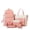Z4-Red, variant on Uobin Casual 5 Pieces Student Backpack Set, Water Resistant Nylon Multi Pocket Casual Daypack with Tote Bag Pouch Pen Bag Drawstring Bag for Travel Commute Outdoor