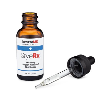 brazzoMD StyeRx, 1 fl. oz., - Innovative, Patent-Pending, Ophthalmologist-formulated, All-Natural, Topical Agent for Styes, Chalazions and Blepharitis