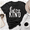 Black, variant on Fashion Women Short Sleeve Shirt Be Kind Shirt Casual Graphic Tees Women T Shirt