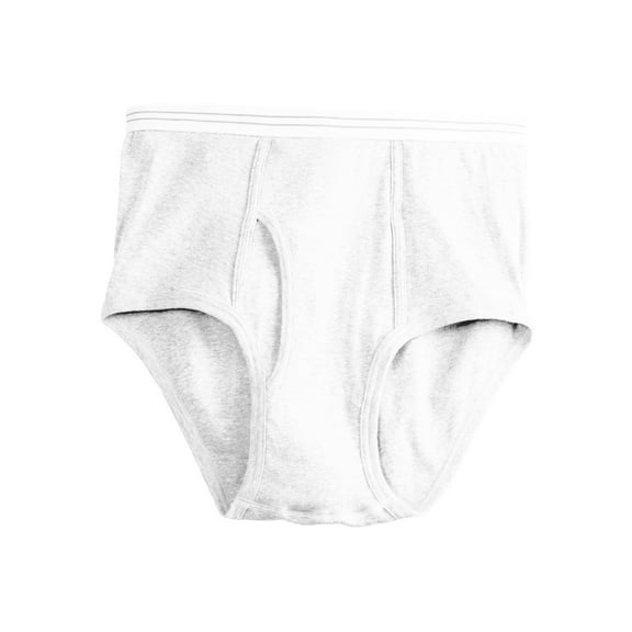 Harbor Bay by DXL Big and Tall Men's Briefs, White, 1XL, Pack of 3