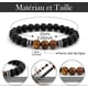thumbnail image 2 of 26-27 Natural Stone 8mm Bracelets For Men Gift Idea For Men Birthday Gift For Father's Day Gift For Teen Gift For Dad Grand, 2 of 5