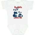 thumbnail image 3 of Inktastic My Nana Loves Me Panda Boys or Girls Baby Bodysuit, 3 of 5