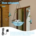 thumbnail image 5 of Hanging Bird Bath Fountain USB Powered Hanging Bird Water Feeder Easy Install Garden Hummingbird Bath Feeder Bowl for Patio Porch Yard, 5 of 13