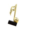 thumbnail image 1 of Baohd Music Note Sculpture Ornament Figurine Statue Photo Props Decoration A, 1 of 9