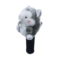 thumbnail image 2 of Funda de cabeza de palo de golf de punto suave, funda de cabeza híbrida animal, funda protectora de golf para cerdo conductor, 2 of 8