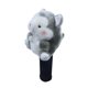 thumbnail image 2 of Funda de felpa suave para cabeza de driver, diseño novedoso de animales, funda protectora para palos de golf cerdo conductor, 2 of 8