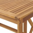 thumbnail image 6 of Alaterre Furniture Manchester Acacia Outdoor Wood 4-Piece Conversation Set, Natural, 6 of 10