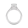 thumbnail image 3 of Silvago Jewelry Pear Cut 1.49 Ct Moissanite Bridal Ring for Women - Moissanite Jewelry in 14K White Gold Plated - Gorgeous Wedding Engagement Ring - Ideal 23rd Year Gift, 3 of 3