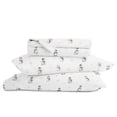 thumbnail image 4 of Holiday Bed Sheets Set in Vintage Snowman Christmas for Full Size Bedding by Comfort Canopy, 4 of 14