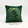 thumbnail image 3 of Christmas Trees Pillow Covers, Decorative Soft Throw Pillows Plush, Winter Holiday Decorative Pillowcase, Embroidered Couch Cushion for Holiday Winter Home Decor Chair Sofa Bedroom Living Room, 3 of 7