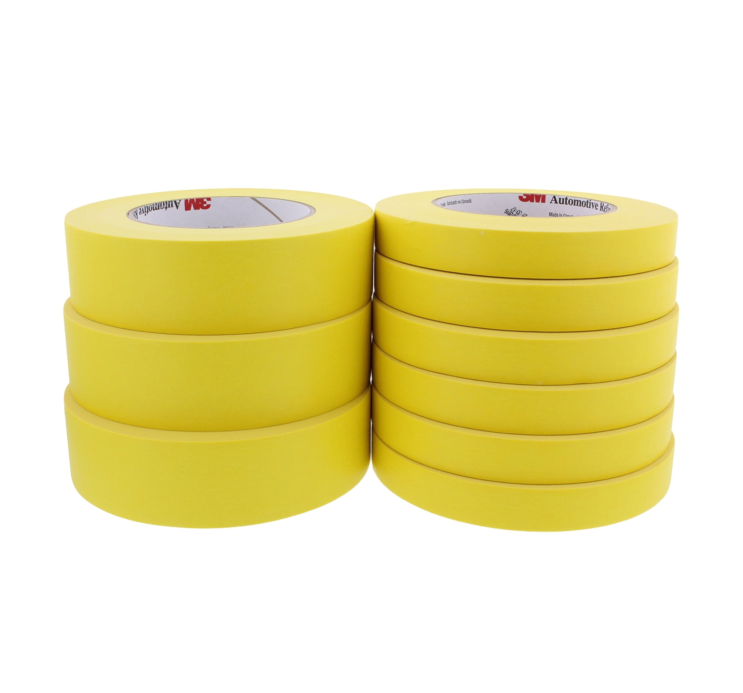 1 Roll 3M 6652 06652 3/4" Yellow Automotive Refinish Masking Tape 