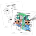 thumbnail image 3 of Marvel Groot Coloring Books Bundle with Mess-Free Ink Set, 3 of 5