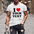 thumbnail image 2 of Summer Savings Clearance! Stamzod Men's Casual Shirts Clearance Men Clothes Men's T-Shirts Short Sleeve Letter Print Pullover Basic Tee Men's Tops, 2 of 5