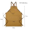 thumbnail image 4 of Kitchen Chef Aprons for Women and Men with 3 Pockets for Cooking BBQ Bib Work, Pink, 4 of 4