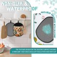 thumbnail image 4 of Beautiful Bloom - Surrounded Pup Kitchen Pot Mat, 7.5x9.4 in Kitchen Mat for Oven, Heat Resistant Soft Quilted Cotton Lining for Safe Backing Cooking, 2PCS, 4 of 4