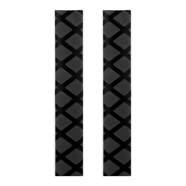 Empuñaduras antideslizantes para baquetas, accesorios para tambores, color negro, 1 par