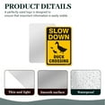 thumbnail image 5 of BTFSigns 16" x 12" Aluminum Duck Crossing Signs, Slow Down Sign For Yard,Funny Traffic Sign Wall Decor Rust-Resistant, Easy to Install, Ideal for Streets, Driveways, Wall Art and Outdoor Decor, 5 of 5