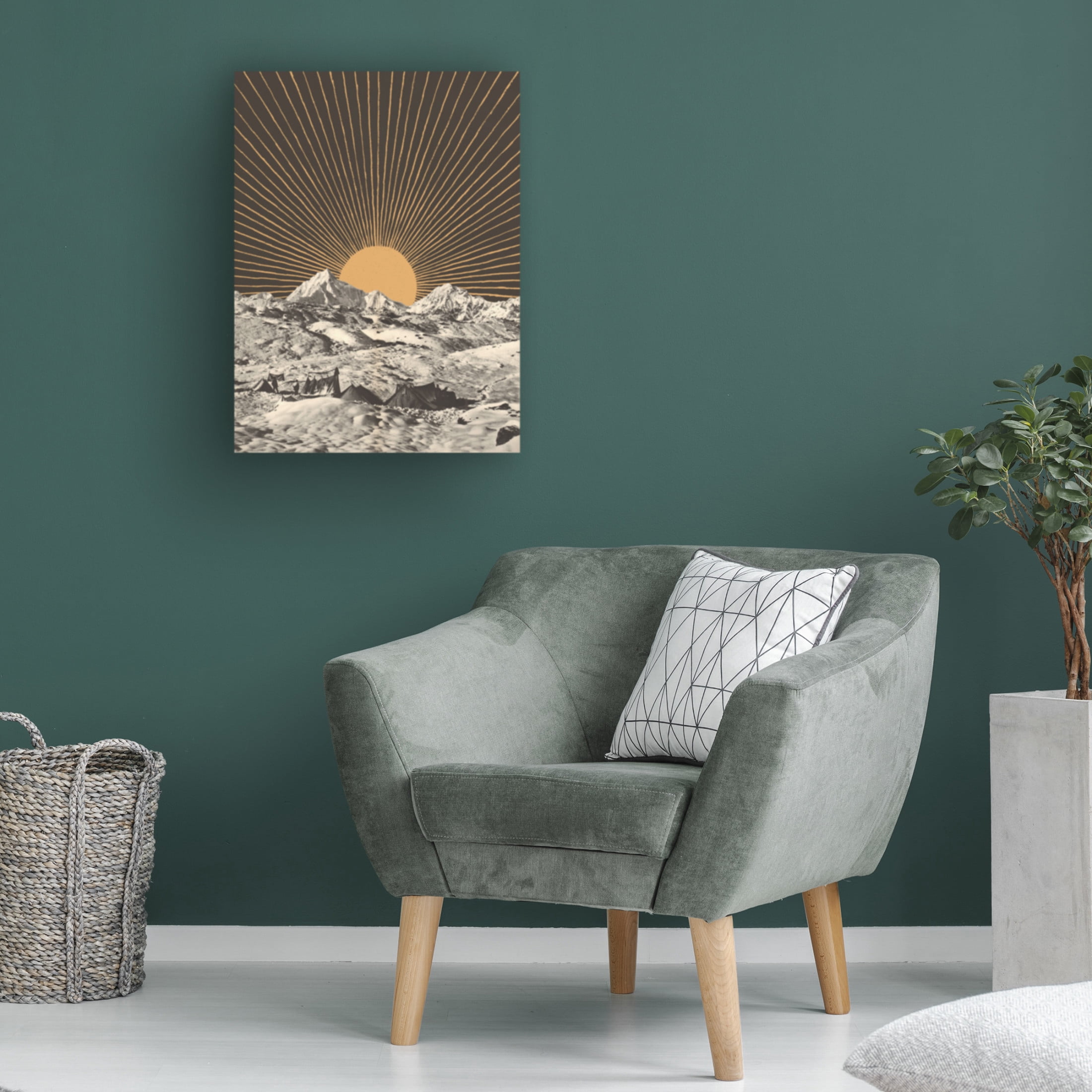 Trademark Fine Art Florent Bodart Mountainscape NAo6 Canvas Wall Art