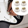 thumbnail image 4 of 4 Pieces Guitar Knobs Universal Speed Control Stylish Abalone Hat Style for Electric Guitar Bass Players, 4 of 5