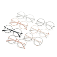 thumbnail image 4 of Gafas anti-luz azul Kickoff para mujer, gafas planas, marco de Metal cuadrado Retro de estilo coreano para hombre, 4 of 5